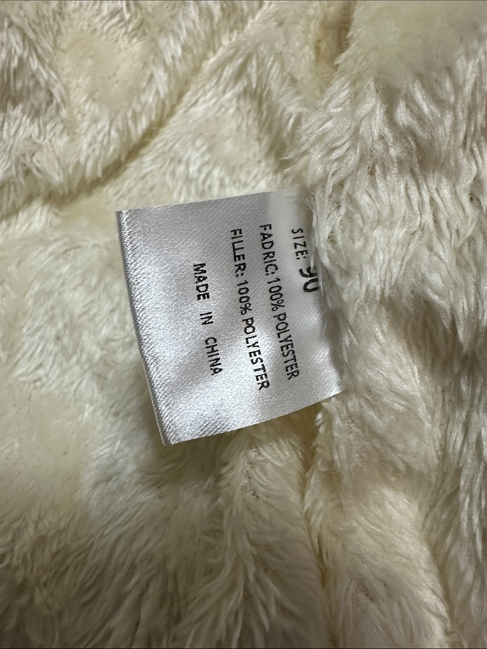 Toddler Black Puffer Jacket with Cream Sherpa Hood - Picture 5 of 5